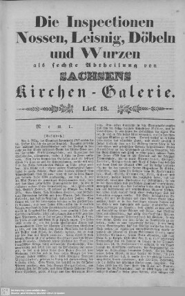 Nemt, Körlitz : 18. Lieferung