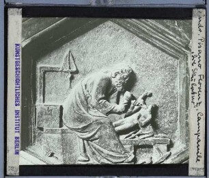 Florenz, S. Maria del Fiore (Dom),Florenz, Campanile di Giotto,Florenz, Campanile di Giotto, Reliefs von Andrea und Nino Pisano (Zyklus) : Relief