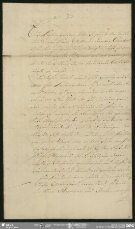 Eigenh. Brief von Philipp Joseph von Rehfues an August Wilhelm von Schlegel, Bonn, 26.10.1825