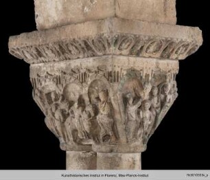 Kapitell mit Heiligen Drei Königen vor Herodes und Kindermord - N03FL03