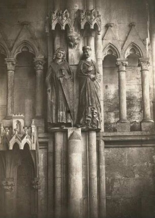 Stifterfiguren: Hermann un d Reglindis : Dom St. Peter und Paul, Westchor, Stifterfiguren Hermann und Reglindis