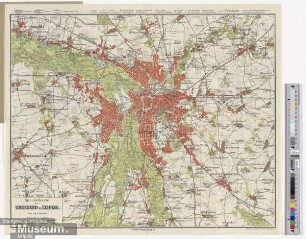 Specialkarte der Umgegend v. Leipzig
