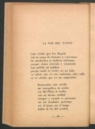 La voz del tango