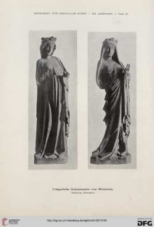 Frühgotische Holzstatuetten vom Mittelrhein