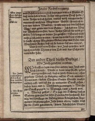 Der ander Theil dieser Predigt, Wie Joab gerichtet worden.