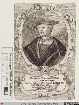 Bildnis Christoph Glockengießer