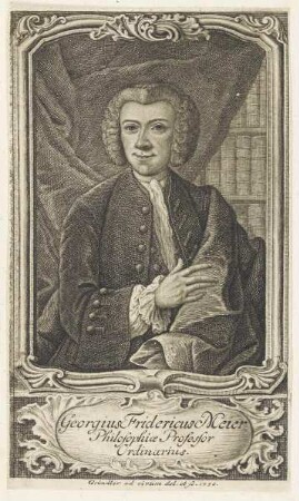 Bildnis des Georgius Fridericus Meier