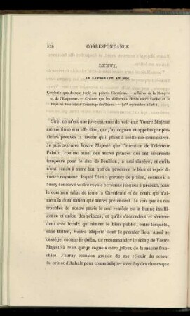 LXXVI. Le Landgrave au Roi (1er septembre 1606)