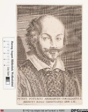 Bildnis Pierre de la Poterie (auch P. Potier, lat. Petrus Poterius)