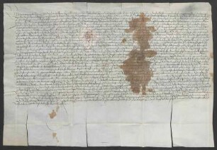 Schuldbrief des Bischofs Philipp von Speyer gegenüber dem St. Guido-Stift zu Speyer über 1600 Gulden zu 4 Prozent.