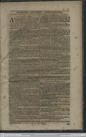 Catalogus Scriptorum Thomasianorum