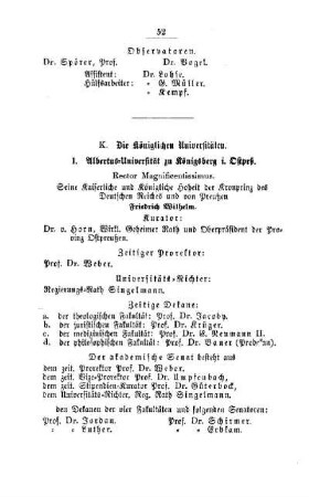 Die Königlichen Universitäten