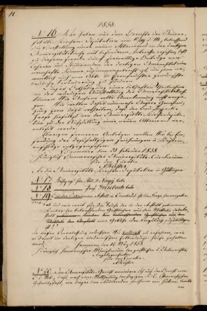 Rücksendung des Reisepasses des Studierenden v. Hübner.