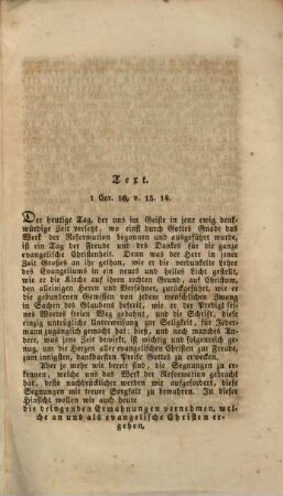 Reformations-Predigt am 23. Sonntage nach Trinitatis gehalten