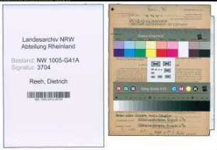 Entnazifizierung Dietrich Reeh , geb. 03.07.1922 (Bahnhelfer)