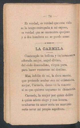 La Carmela.