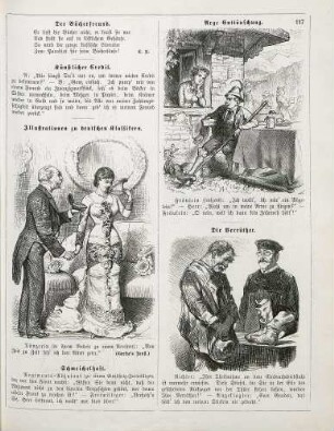 "Illustrationen zu deutschen Klassikern" "Arge Enttäuschung" "Die Verräther"