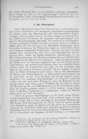2. Das Küstengebiet.
