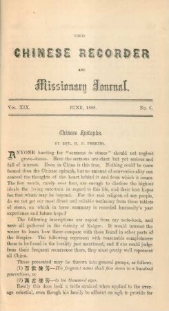 No. 6. June, 1888