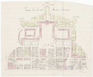 5tes Viertel. Inwendiger Plan der Stadt Mannheim de Anno 1770