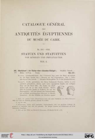 Statuen und Statuetten von Königen und Privatleuten: Teil 2