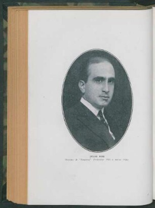 Julio Noé - Director de "Nosotros" (Setiembre 1920 a marzo 1924) [Fotografía]