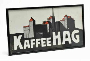 Kaffee Hag mit Fabrikansicht