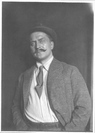 Rose Bernd. Drama von Gerhart Hauptmann. Staatsschauspiel Dresden, Neueinstudierung 14.10.1926 : Rollenporträt Friedrich Lindner als Christoph Flamm