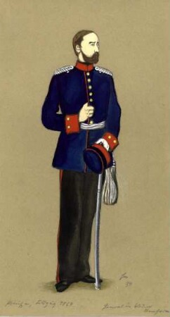 Uniformbild, General der preußischen Armee (1864)