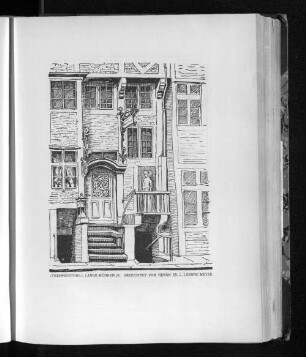 "Treppenstohl", Lange Mühren 78. Geueichnet von Herrn Ed. L. Lorenz-Meyer