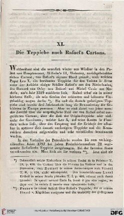 XI: Die Teppiche nach Rafael’s Cartons