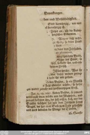 [15. ...] und Wohlthätigkeit.