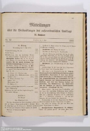 12. Sitzung (08.07.1915)