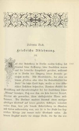 Siebentes Buch. Friedrichs Ablehung