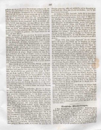 247-248 Kirchliche Mittheilungen
