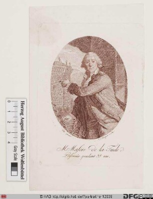 Bildnis Jean-Henry de Latude, gen. Masers de Latude