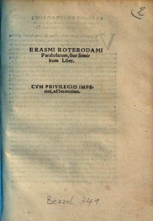 Parabolarum liber