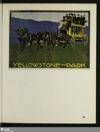 [Hohlwein, Yellowstone-Park – vor 1914]
