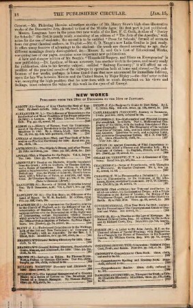 Publishers' circular and booksellers' record. 1850