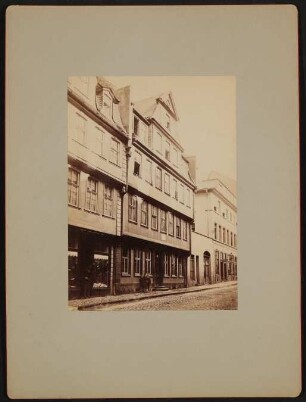 Ansicht des Frankfurter Goethehauses, 1887