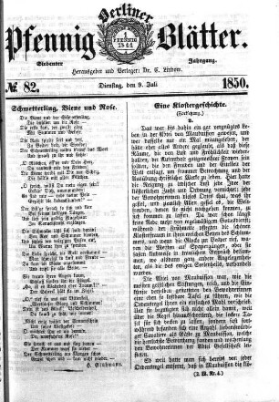 No. 82, Dienstag, den 9. Juli