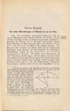 Grundlehren der mathematischen Geographie und elementaren Astronomie