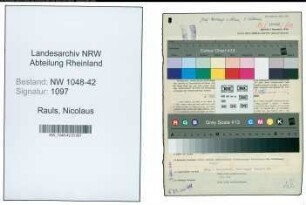 Entnazifizierung Nicolaus Rauls , geb. 04.01.1899 (Arbeiter)