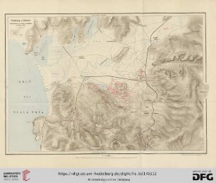 Karte: Umgebung von Ephesos
