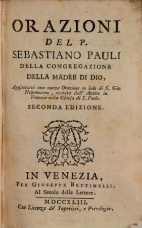 Orazioni