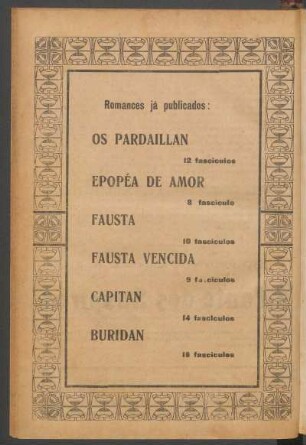 Romances já publicados