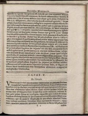 Caput V. De Vitriolo.