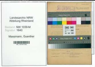 Entnazifizierung Guenther Massmann , geb. 10.11.1918 (Kaufmann)