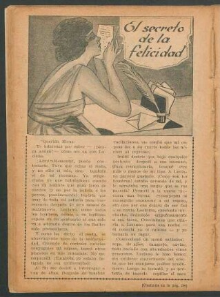 El secreto de la felicidad