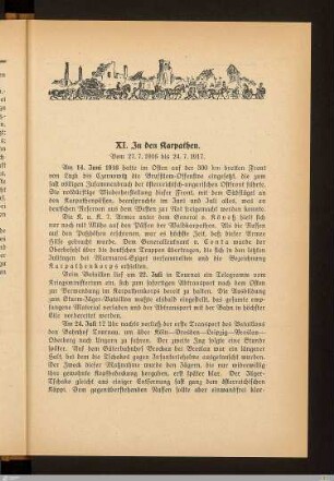 XI. In den Karpathen